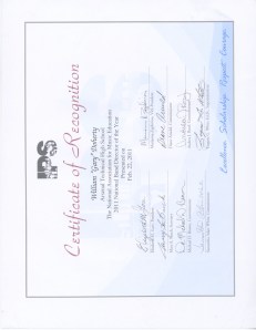 First National Music Educator Award Ever Given to Wm. Gary Doherty