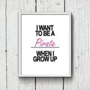 Pirate when I grow Up